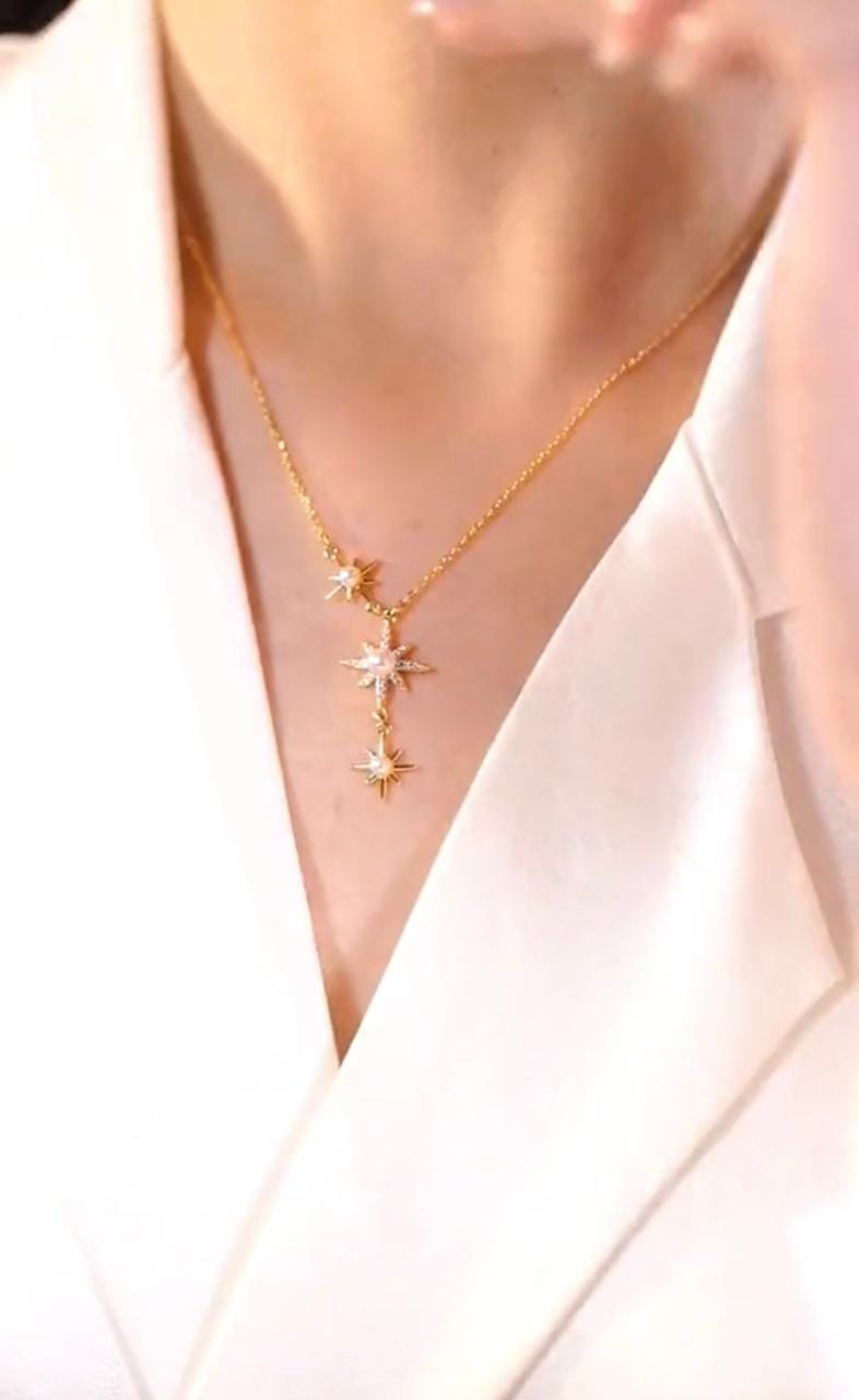 Lively® Colliers Collier étoiles & perles | Lively®